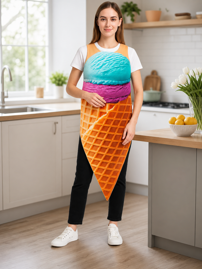 Ice Cream Cone Costume for Parties