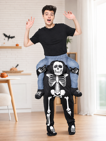 Halloween Skeleton Illusion Costume