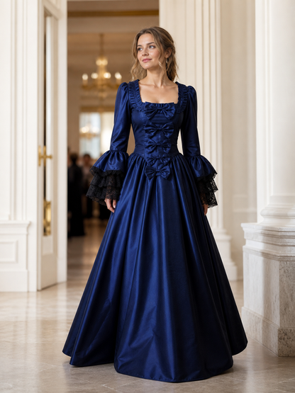 Gothic Victorian Lace Costume Dress