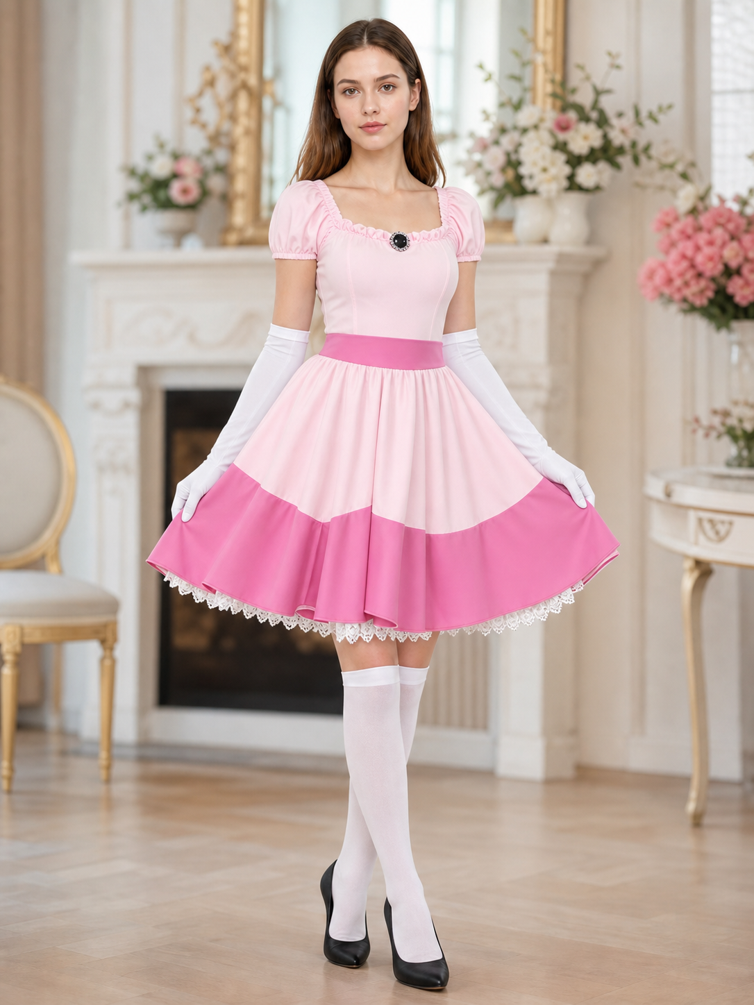 Princess-Style Carnival Dress for Performances