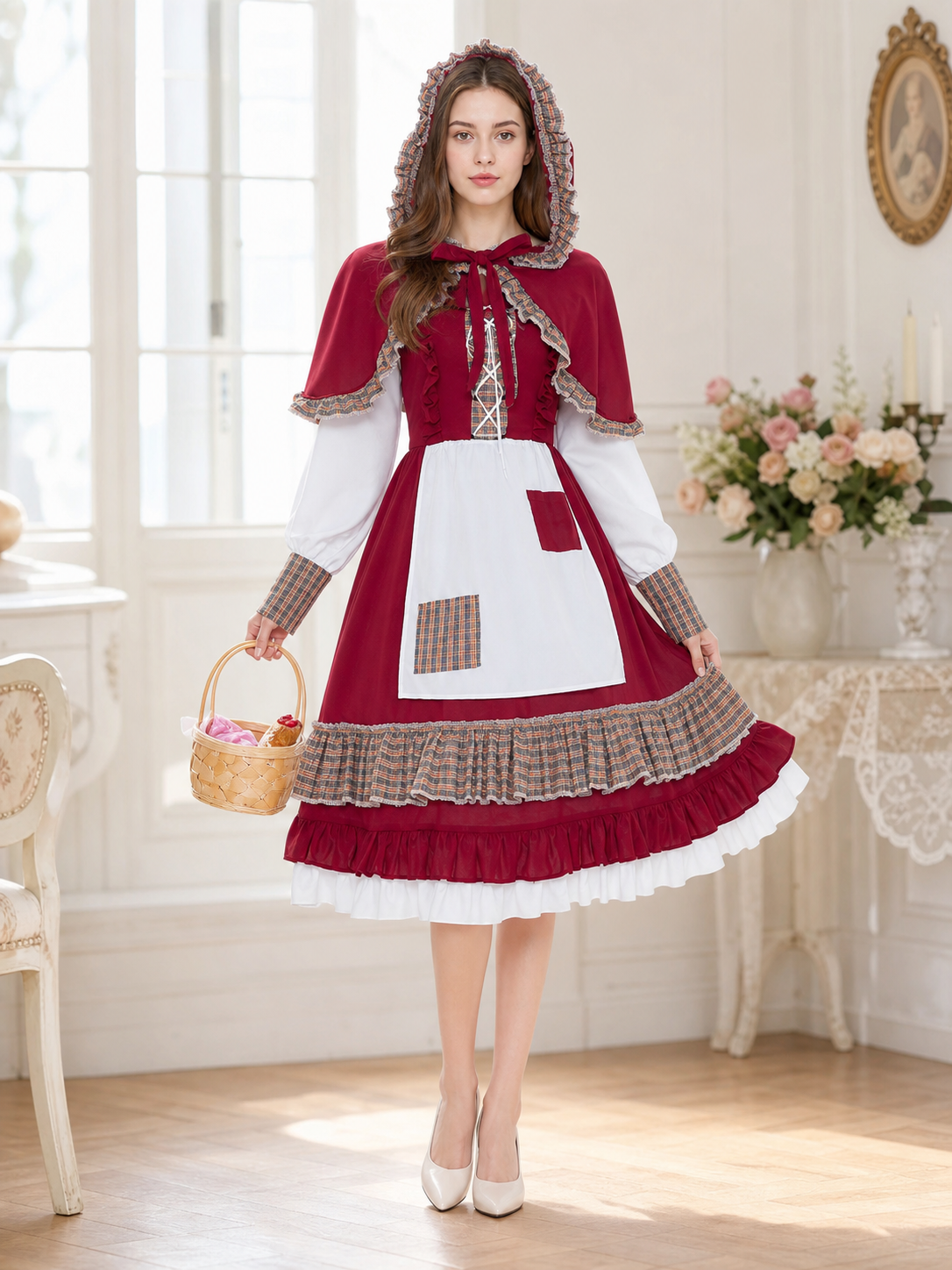 Little Red Riding Hood Hooded Cosplay Costume