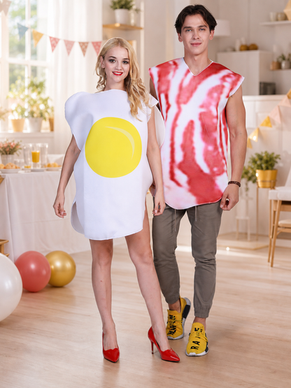 Fried Egg and Bacon Halloween Costume