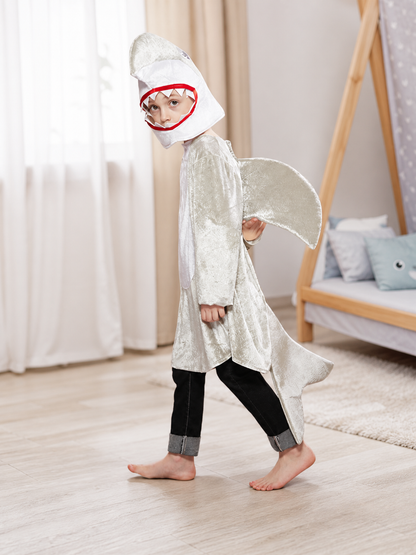 Silver Shark Costume for Role Play