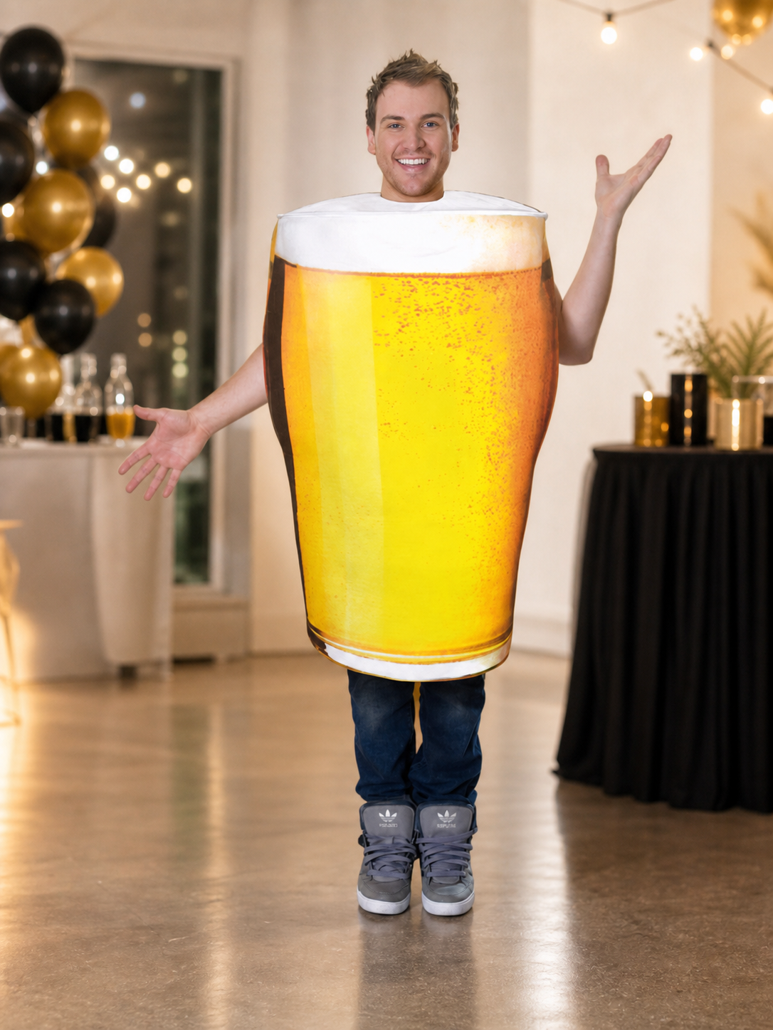 Beer Glass Costume for Halloween and Parties