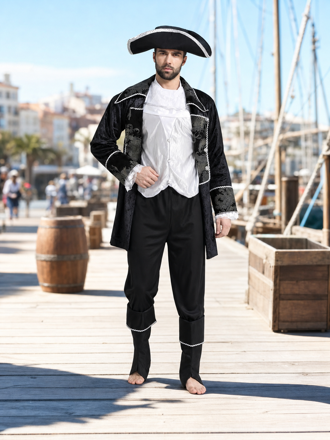 Adult Pirate Costume, Carnival Set