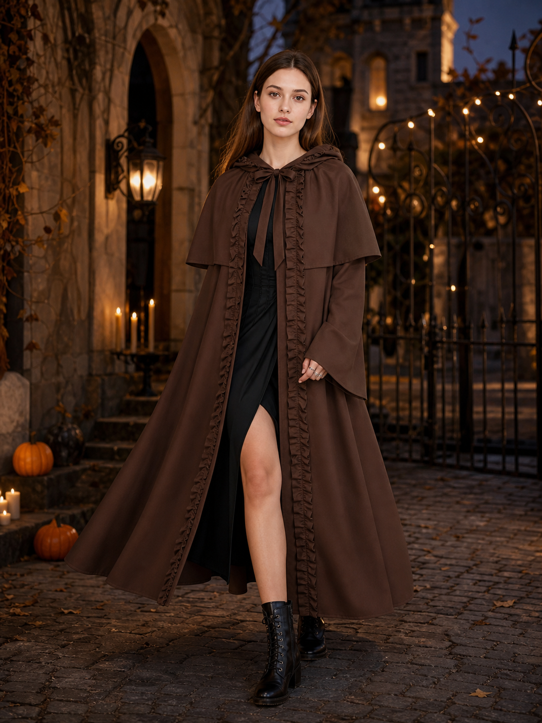 Cosplay Costume: Long Hooded Cloak