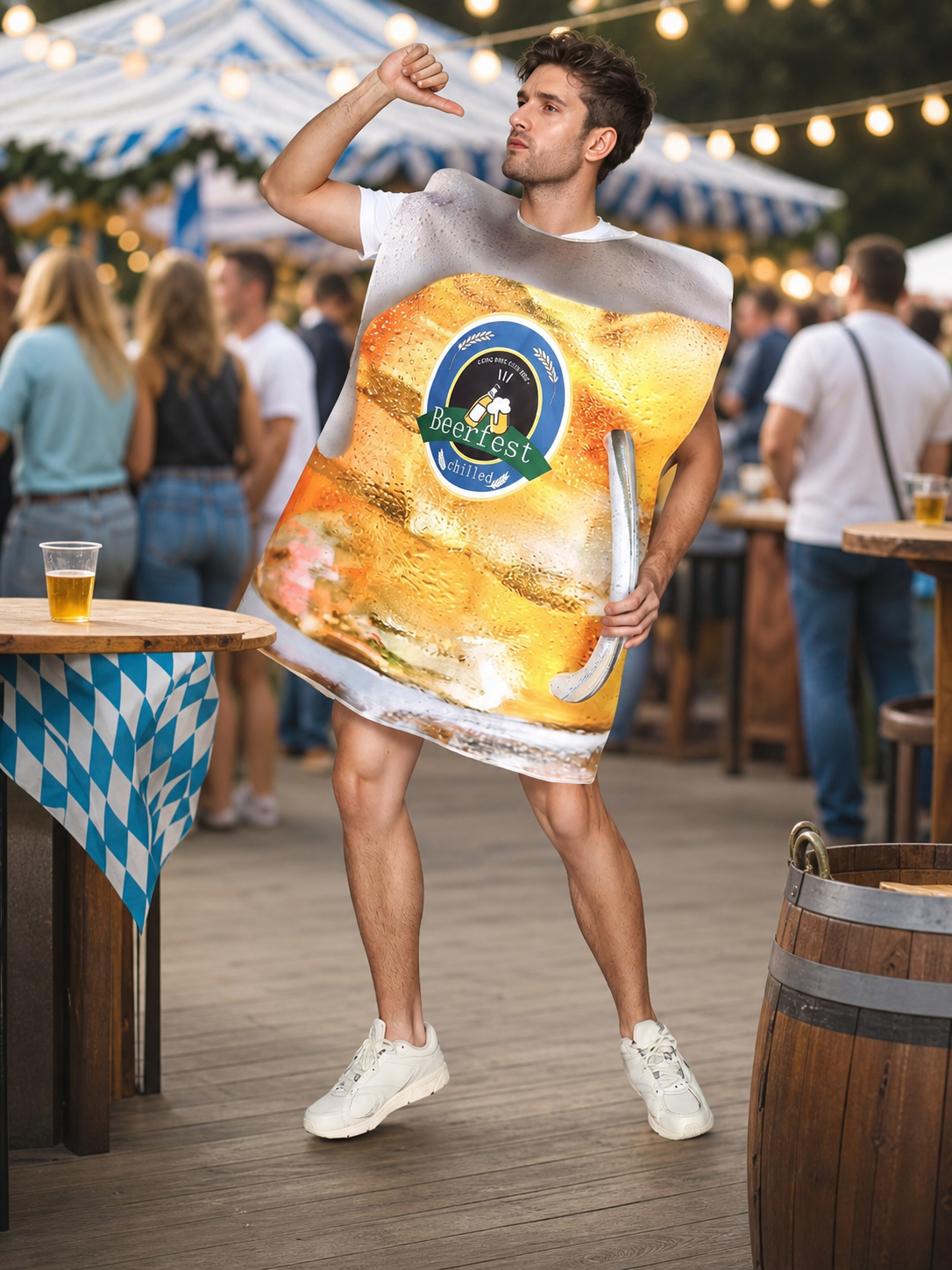 Beer Mug Costume for Halloween and Parties