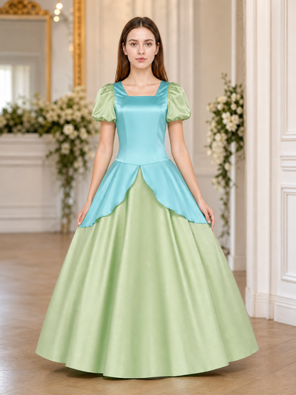 Cinderella Cosplay Costume: Dress with Bow and Headband