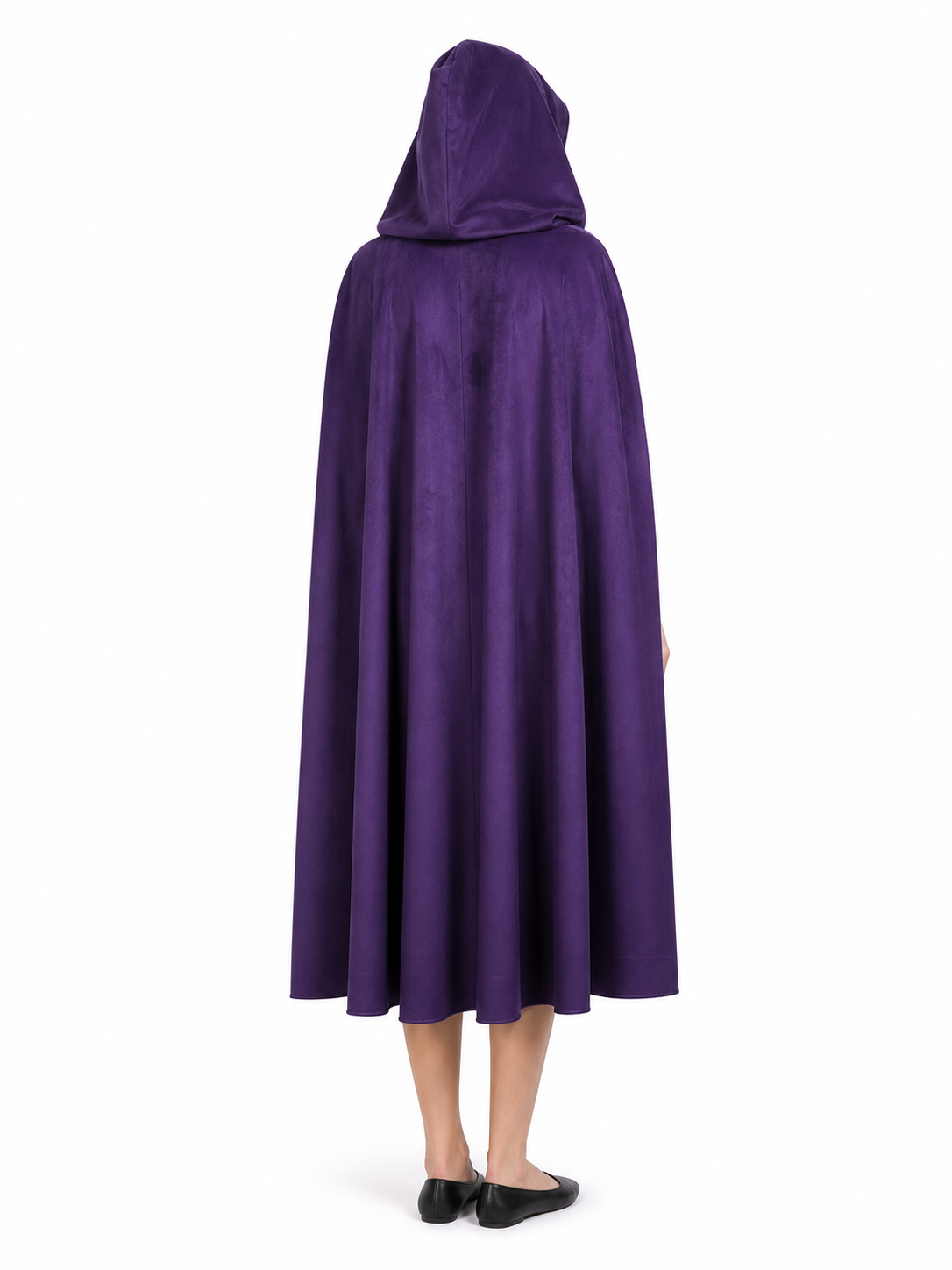 Purple Hooded Carnival Cloak
