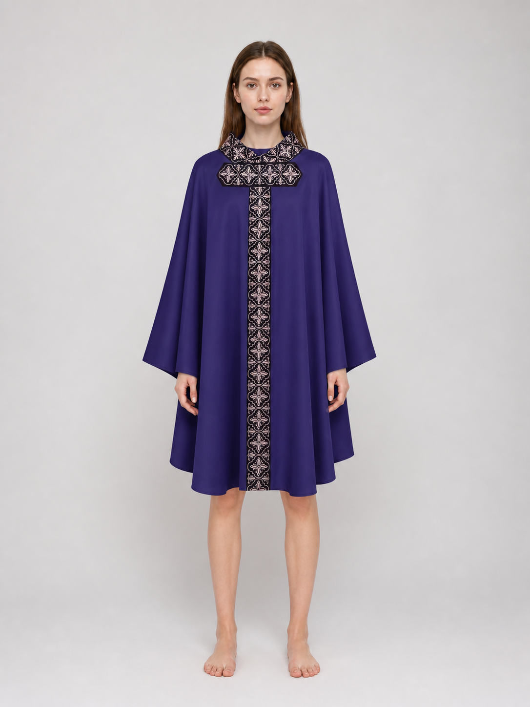 Cosplay Robe with Geometric Pattern
