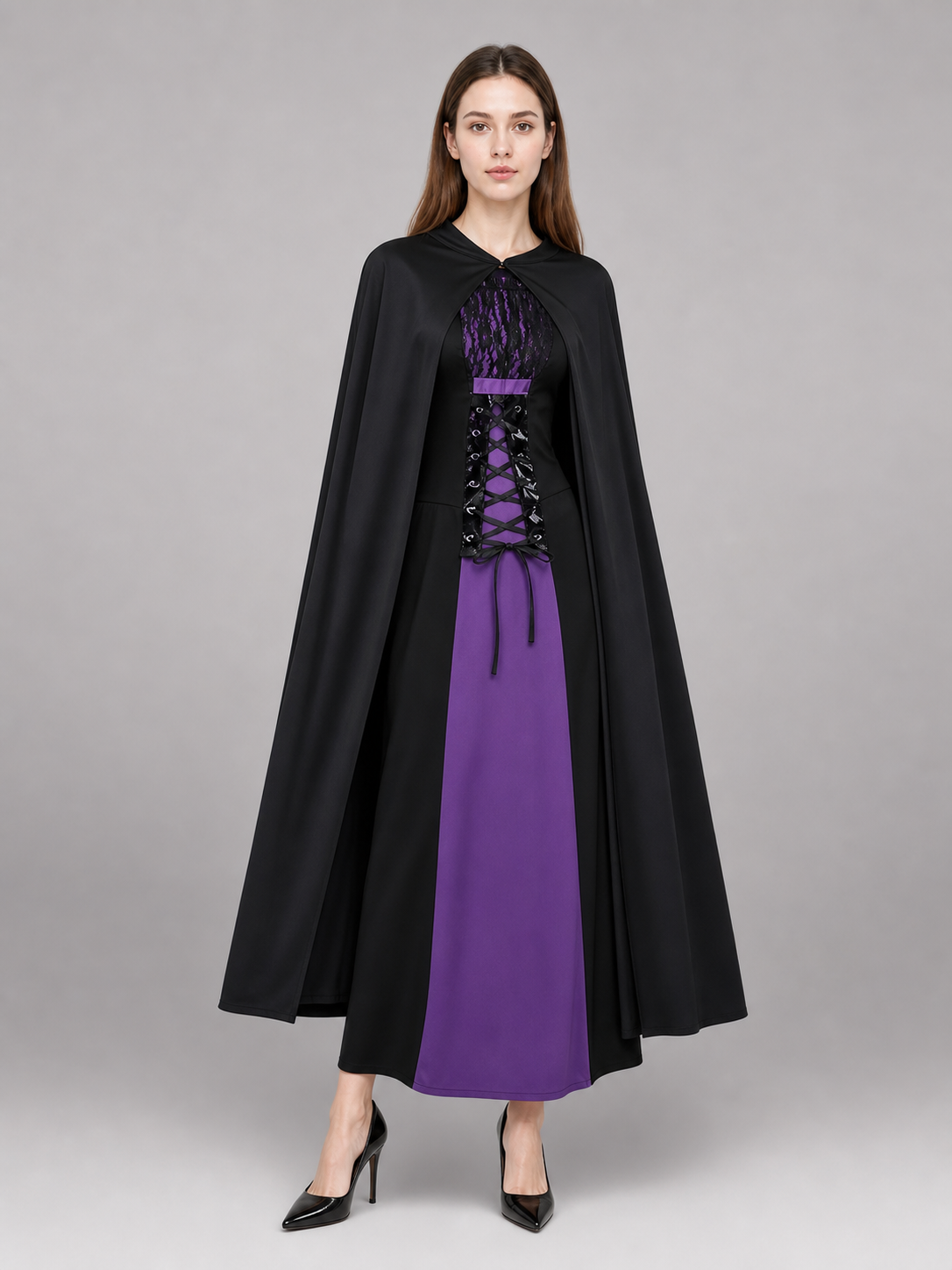 Halloween Witch Costume: Dress and Hat