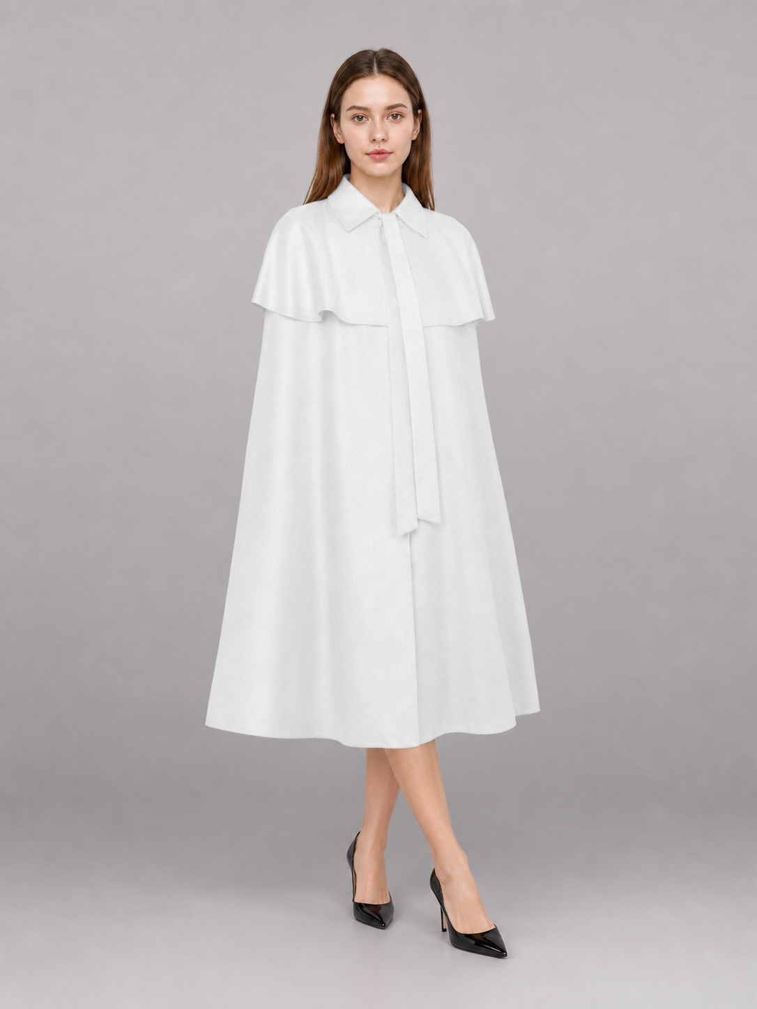 White Costume Cloak, Shirt Dress
