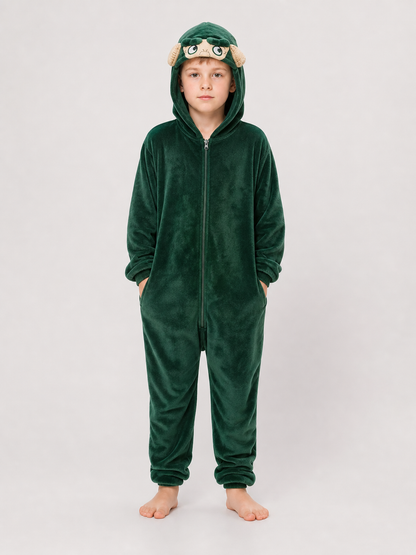 Monster Hooded Jumpsuit Costume