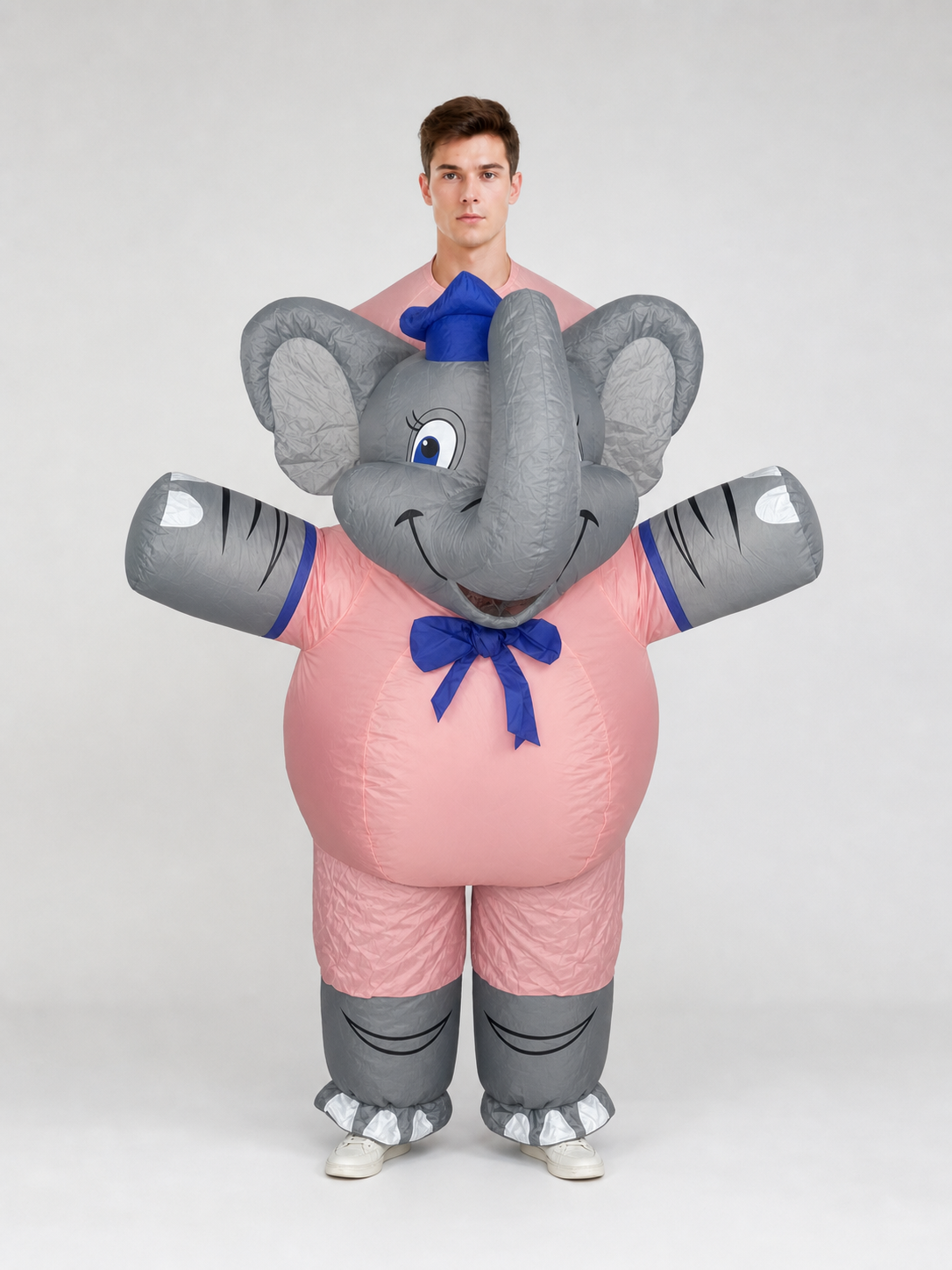 Full-size elephant mascot costume for parties