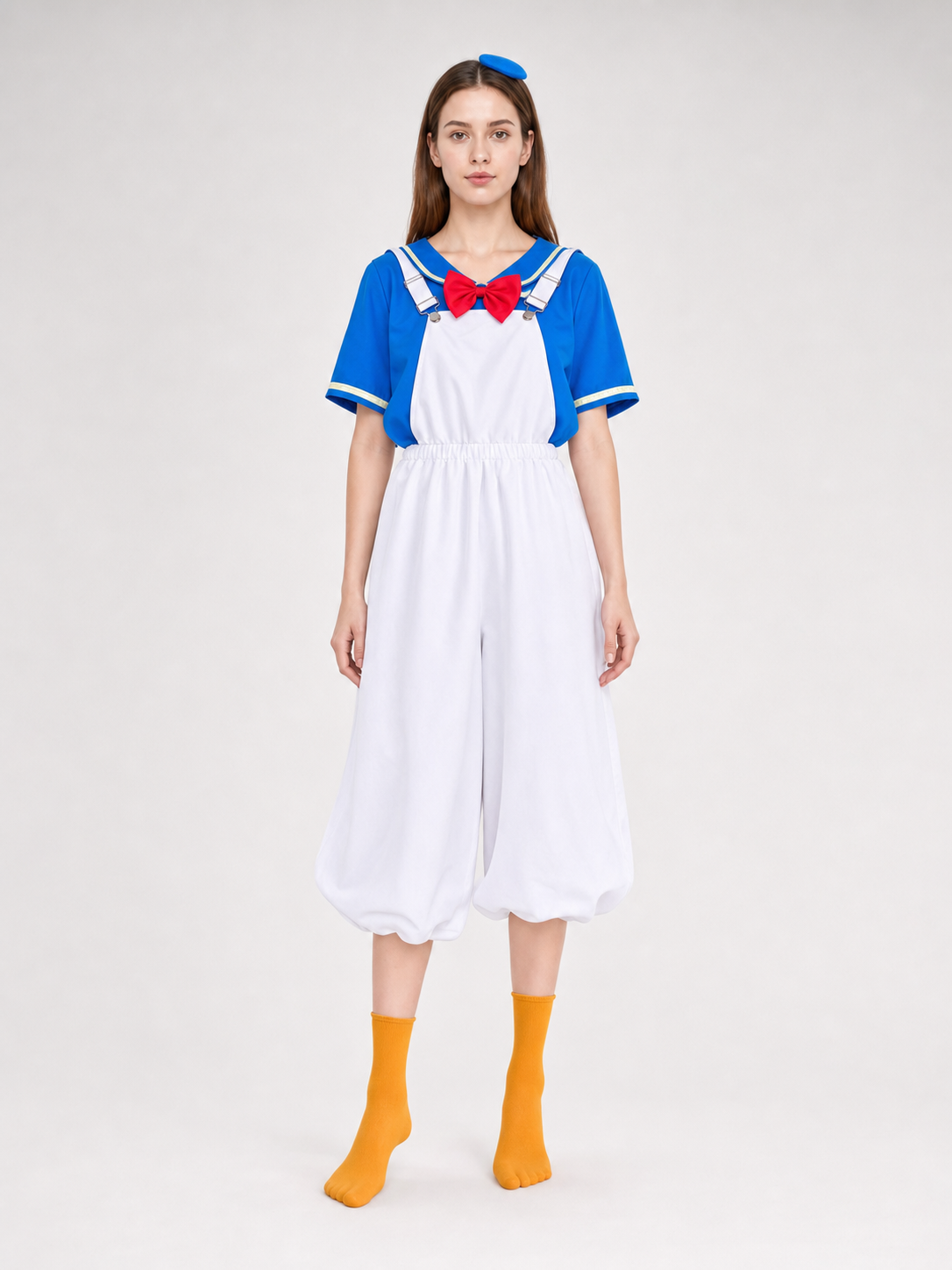 Blue and White Cosplay Costume