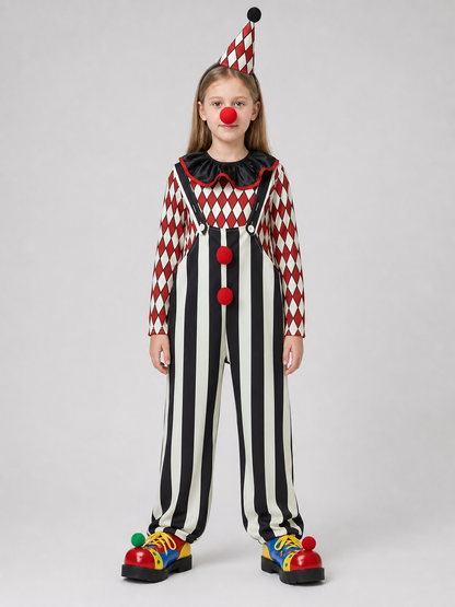 Clown Costume with Hat and Nose