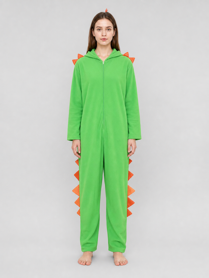 Green Hooded Dinosaur Costume