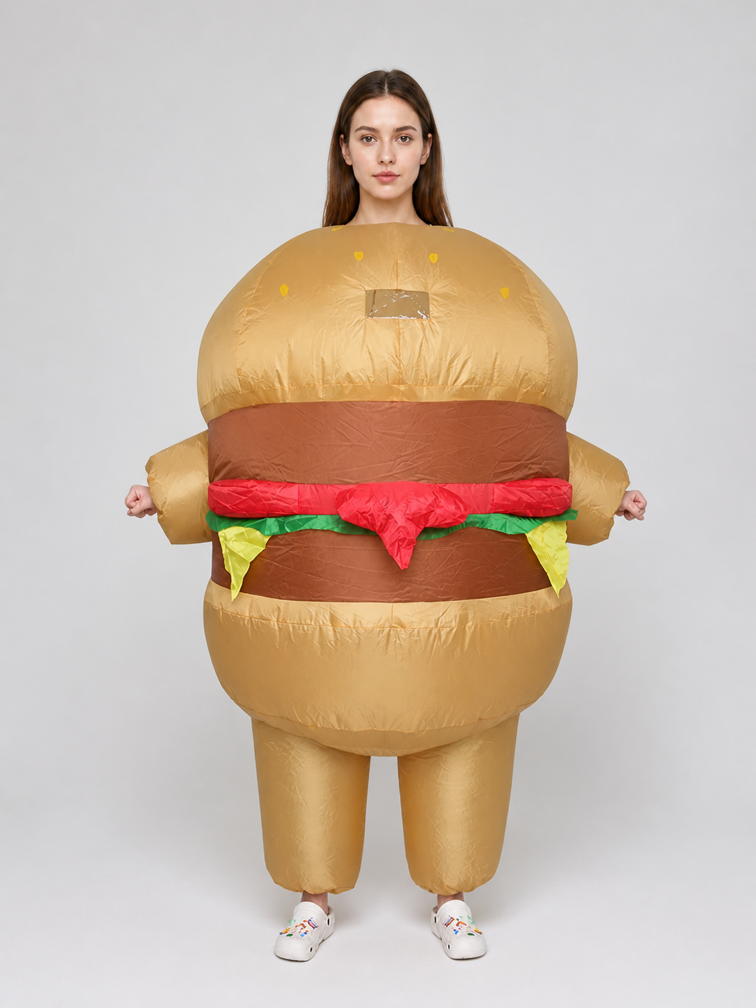 One-Size Hamburger Costume for Parties