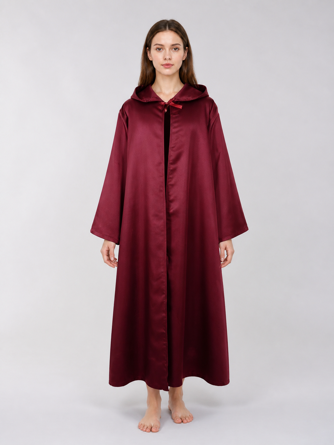 Hooded Cosplay Cloak, Burgundy