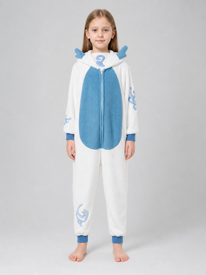 Children's Hooded Dragon Jumpsuit Costume