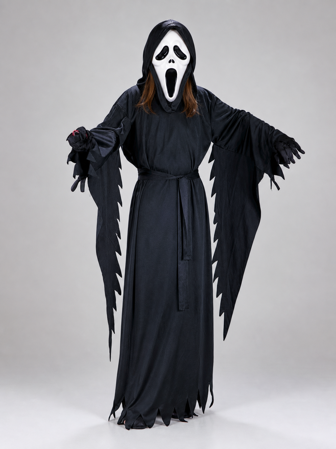 Halloween Grim Reaper Costume with Hood