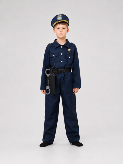 Kids' Police Costume for Cosplay and Parties
