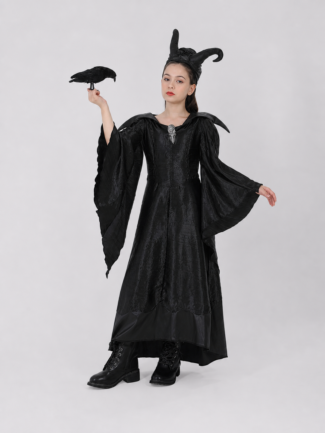 Halloween Costume: Dress and Horned Headpiece main product view 2