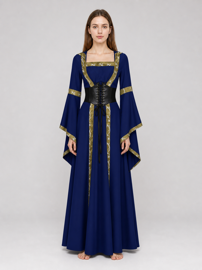 Medieval Fantasy Hooded Dress