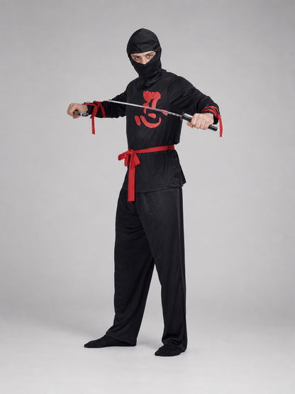 Black Ninja Costume for Cosplay and Halloween