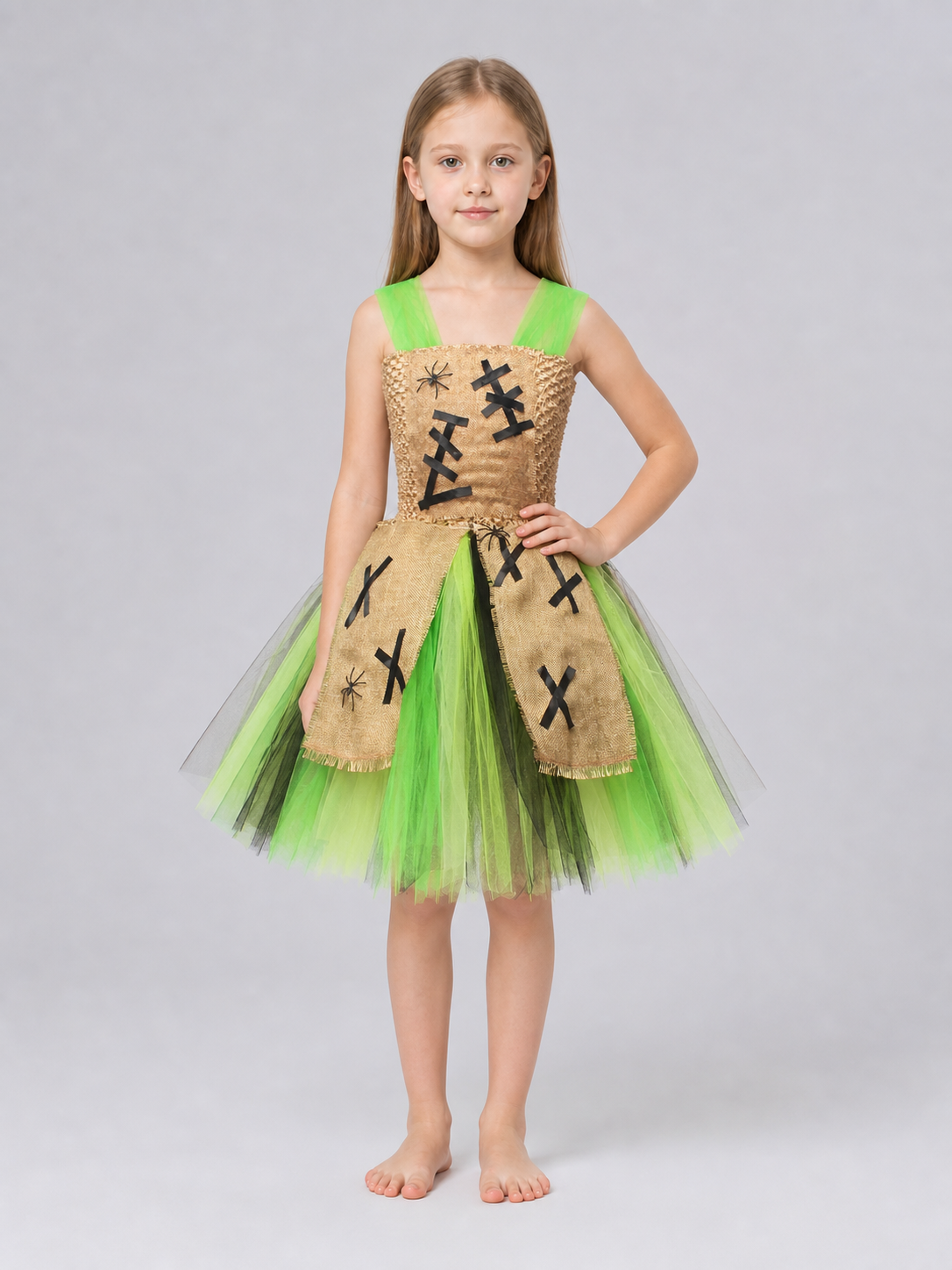 Halloween Costume Dress with Tutu Skirt