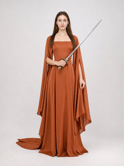 Fantasy Medieval-Style Dress for Cosplay