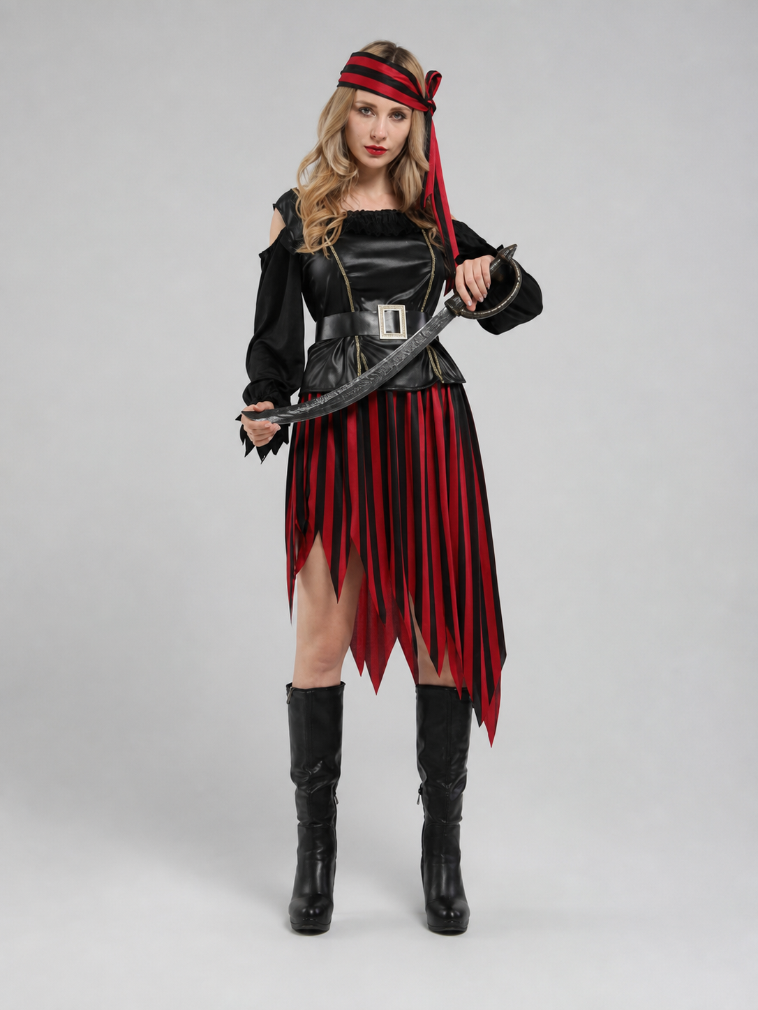 Pirate Halloween Costume with Sword and Belt