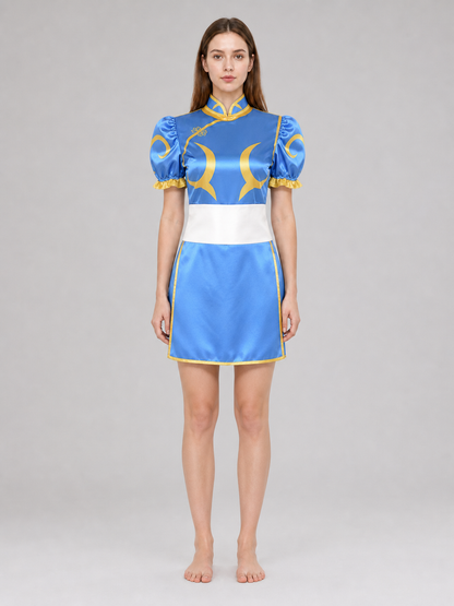 Chun-Li Cosplay Dress, Chinese Style
