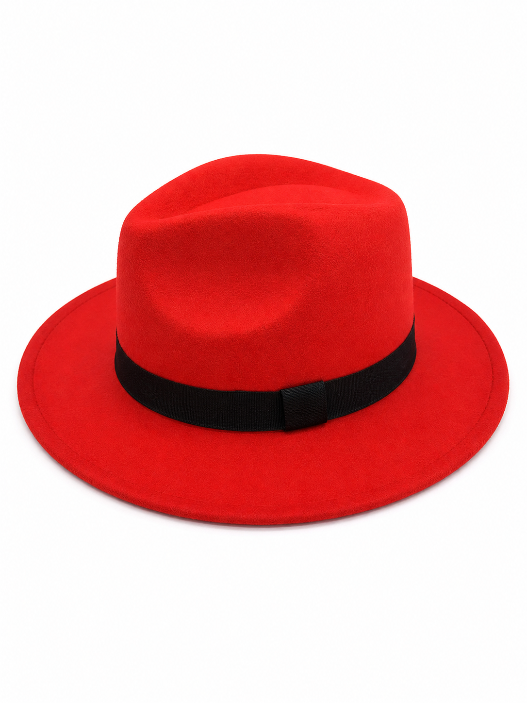 Carnival Fedora Hat with Black Ribbon