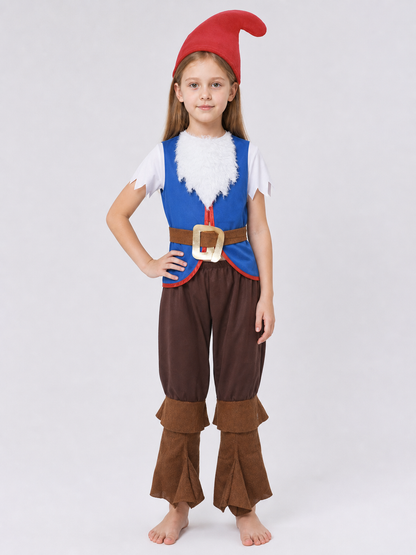 Dwarf costume with beard for parties