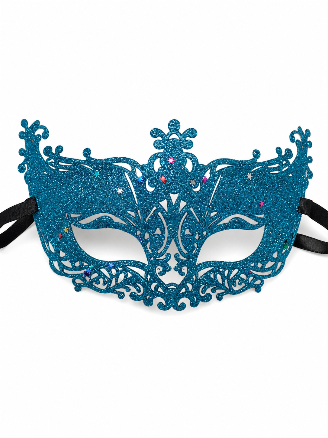 Masquerade Eye Mask with Glitter and Stars