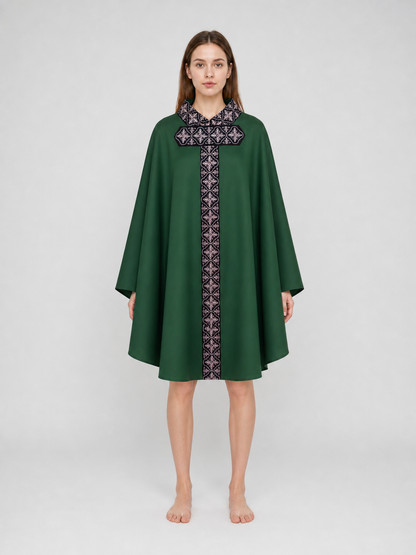 Cosplay Cape with Geometric Pattern