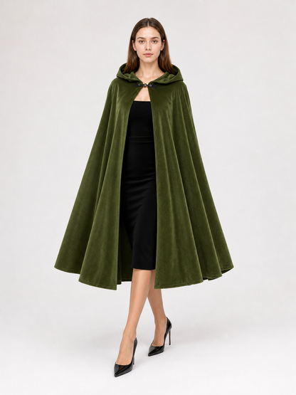 Green Hooded Carnival Cloak, Theatrical