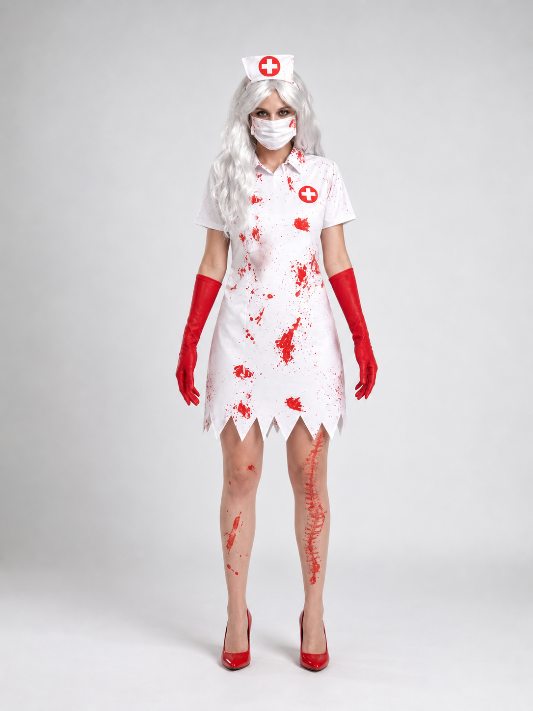 Zombie Nurse Costume for Halloween and Cosplay