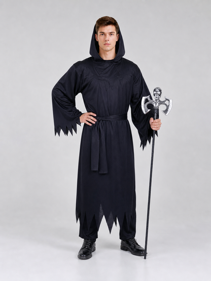 Black Hooded Ghost Halloween Costume