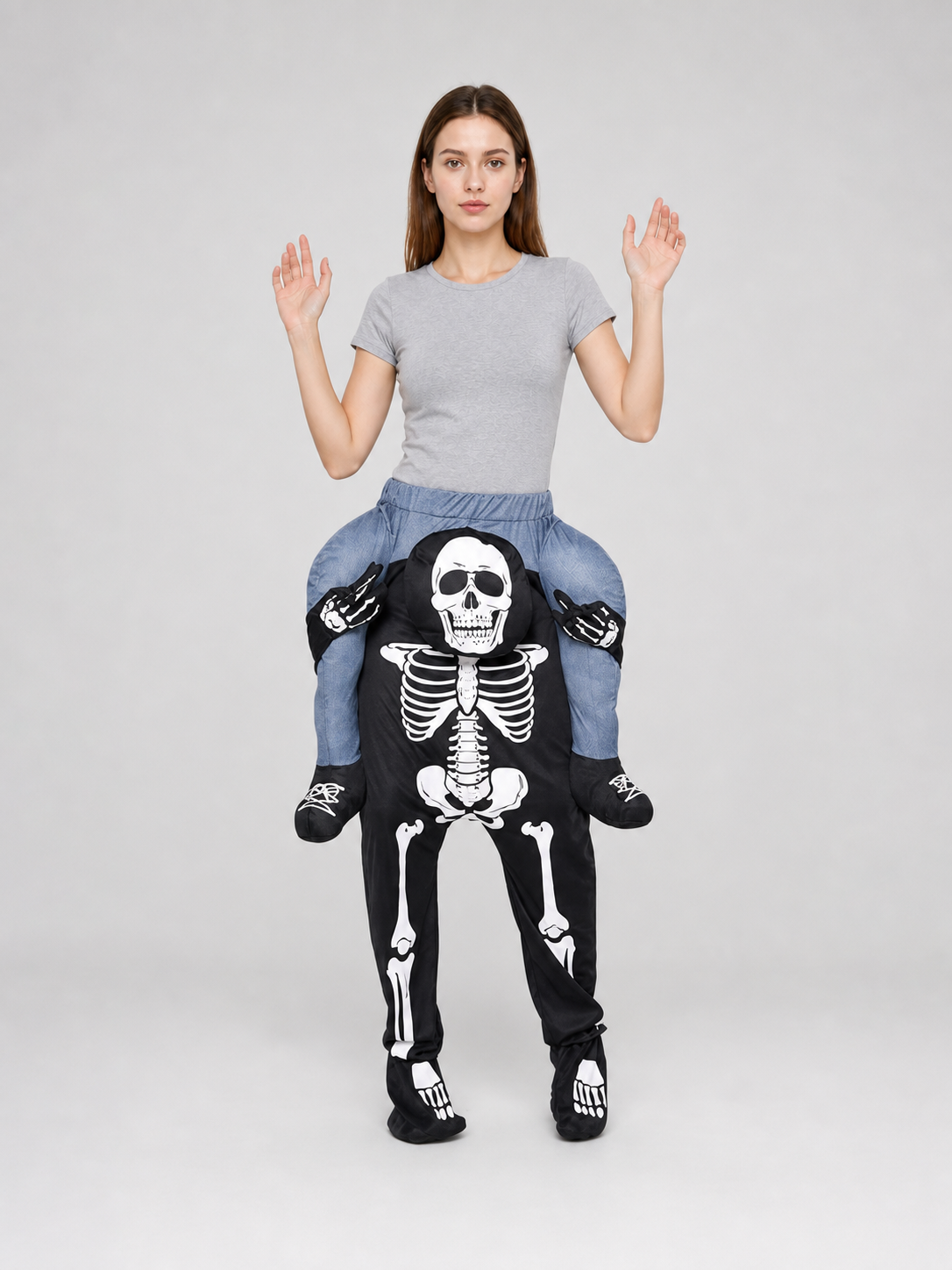 Halloween Skeleton Illusion Costume