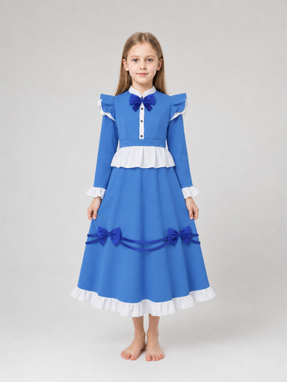 Poppy Cosplay Dress with Ruffles and Bows