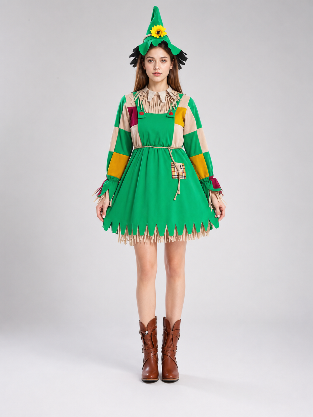 Halloween Costume: Dress with Apron and Hat
