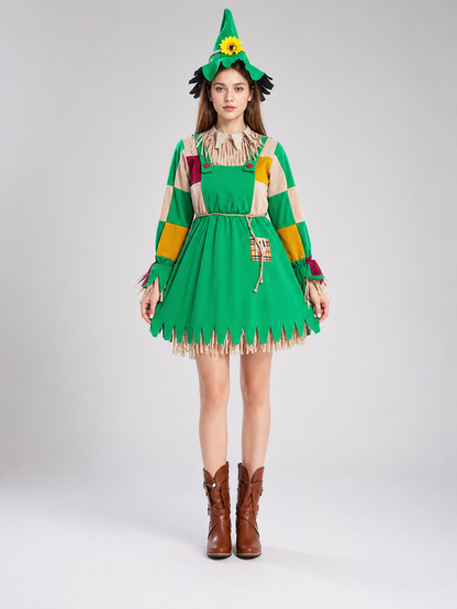Halloween Costume: Dress with Apron and Hat
