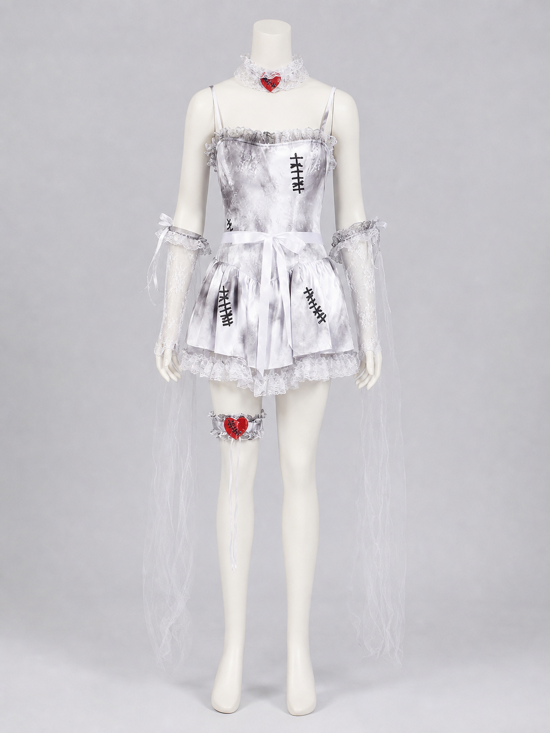 Gothic Lace Halloween Costume Dress