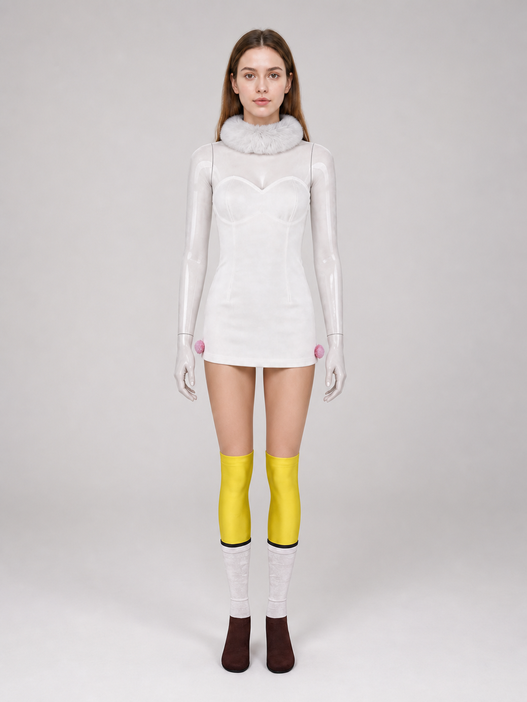 Aries Cosplay Costume from Fairy Tail with Dress