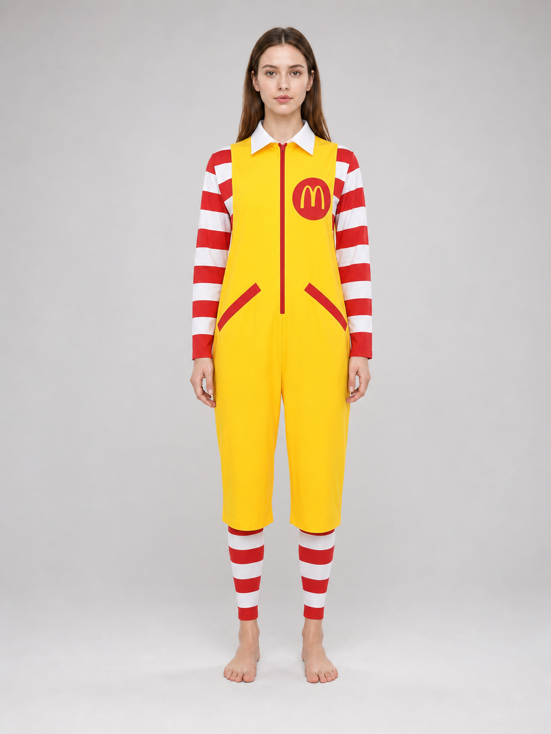 McDonald's Clown Costume: Yellow Jumpsuit