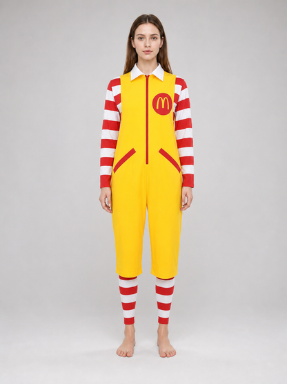 McDonald's Clown Costume: Yellow Jumpsuit