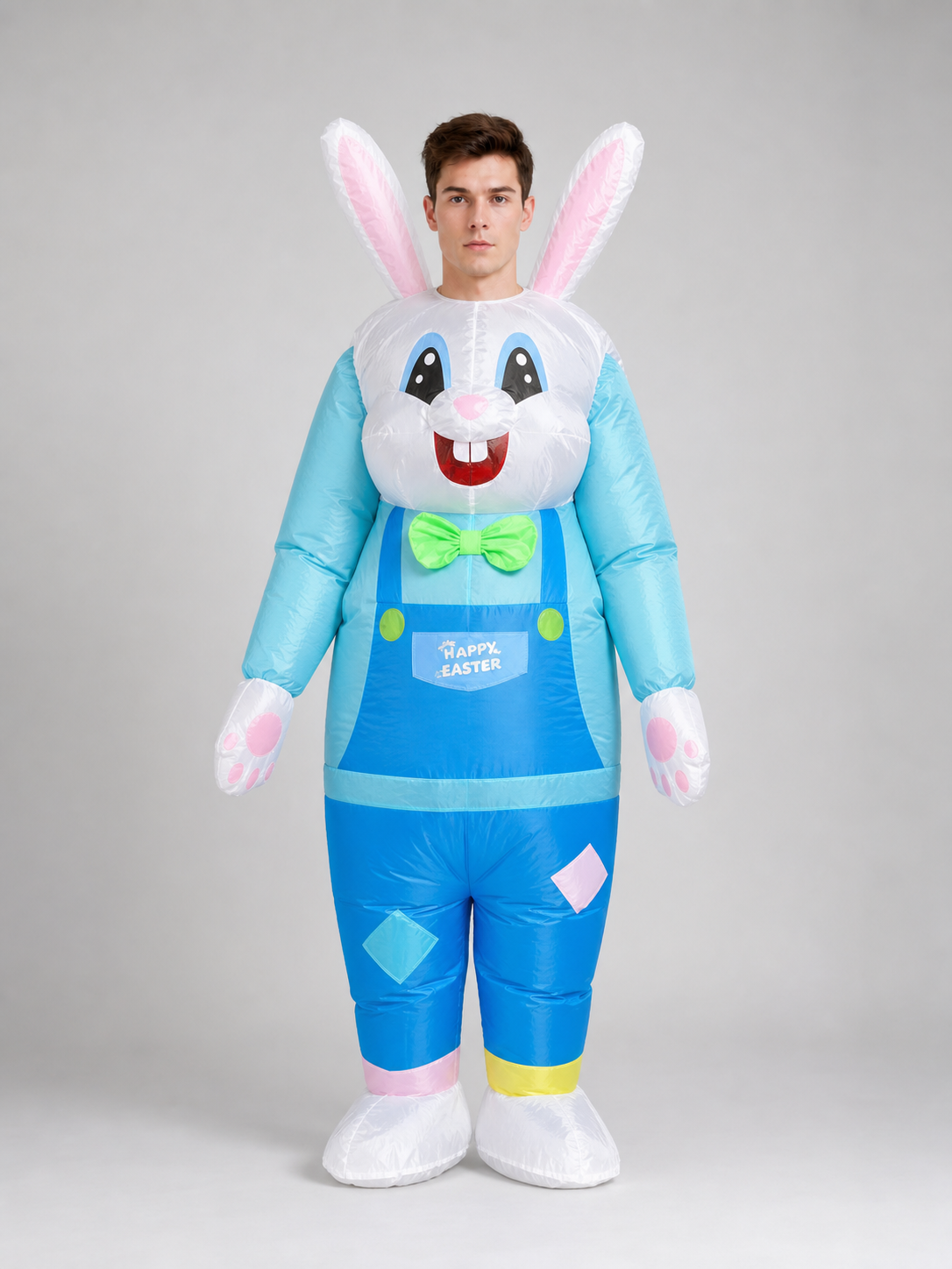 Inflatable bunny figure for Easter decor
