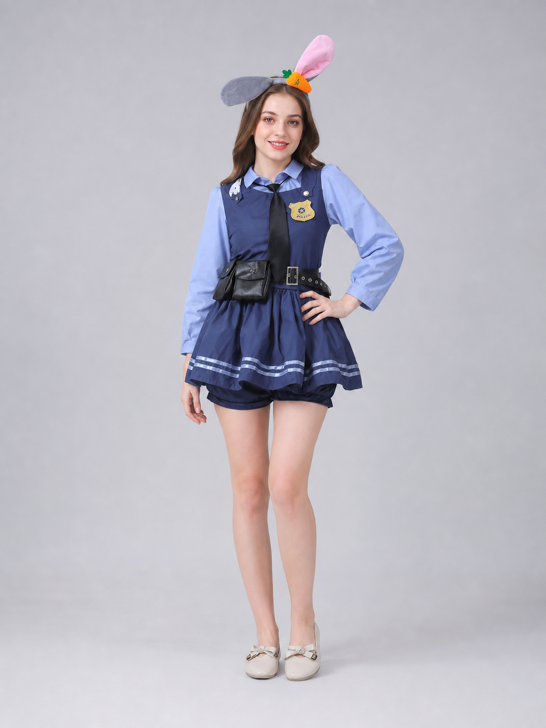 Judy Police Officer Costume with Skirt